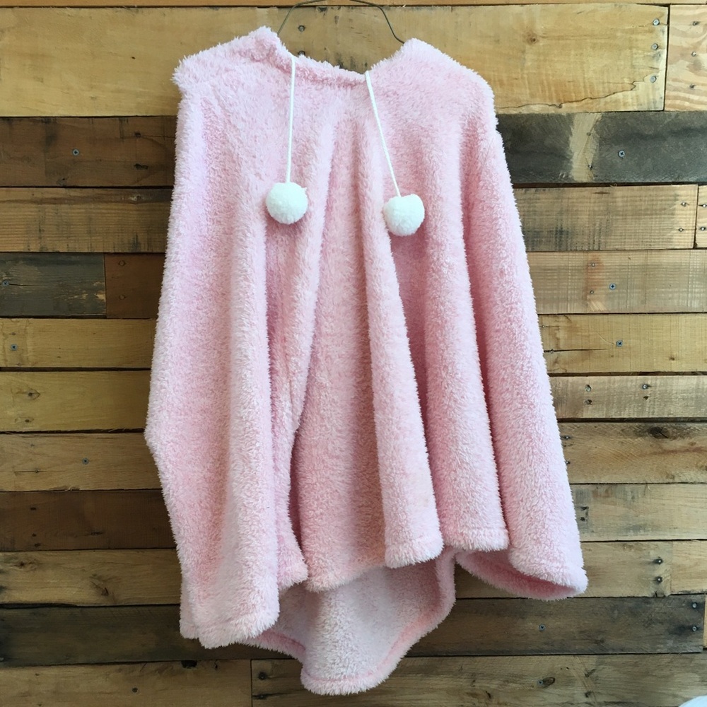 Fluffy Pink warm sweater